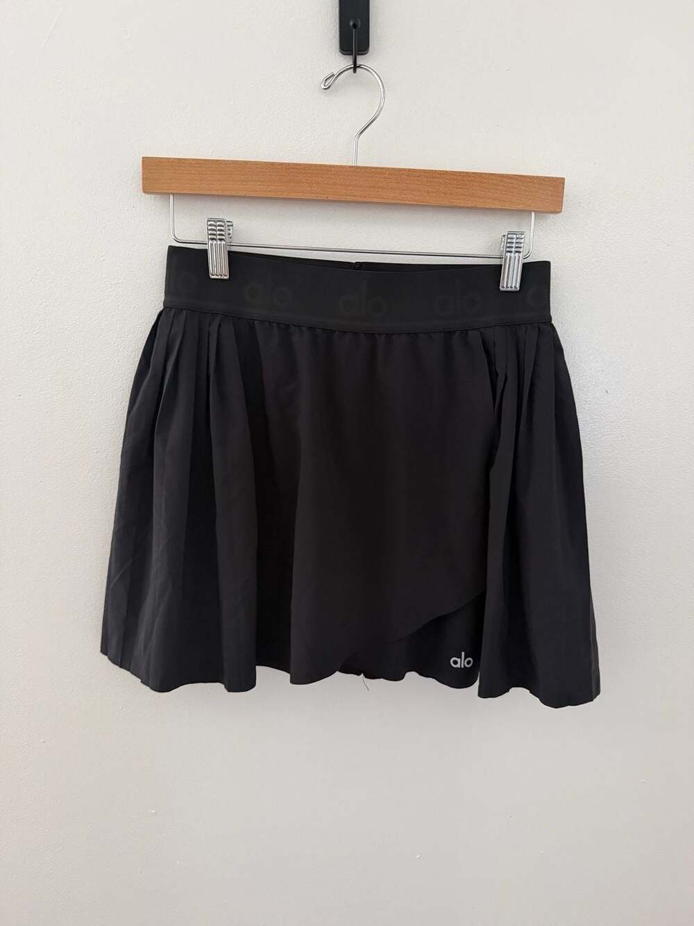 Alo Yoga Aces Tennis Skort Black